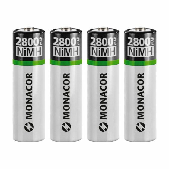 NIMH-2800/4 | NiMH rechargeable batteries, AA size, set of 4-0